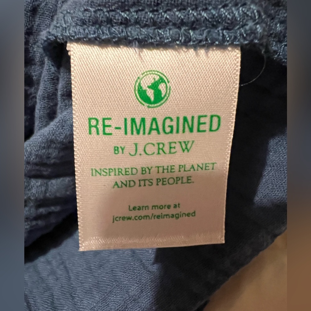 J. Crew Blue Ruffle Blouse - Picture 5 of 5